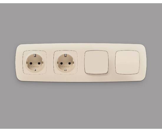 Лицевая панель для выключателя одноклавишного Ambrella Volt Omega OP3210, изображение 2