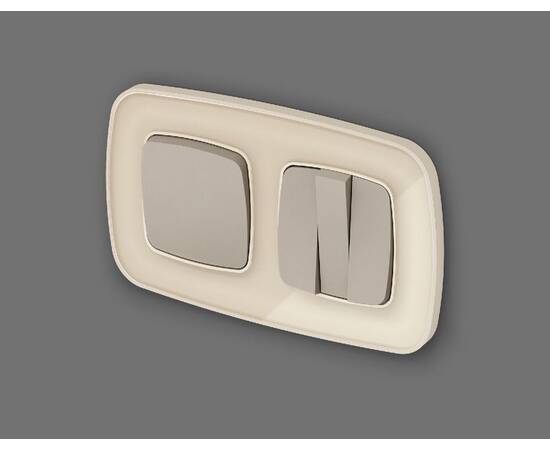 Лицевая панель для выключателя одноклавишного Ambrella Volt Omega OP3610, изображение 2