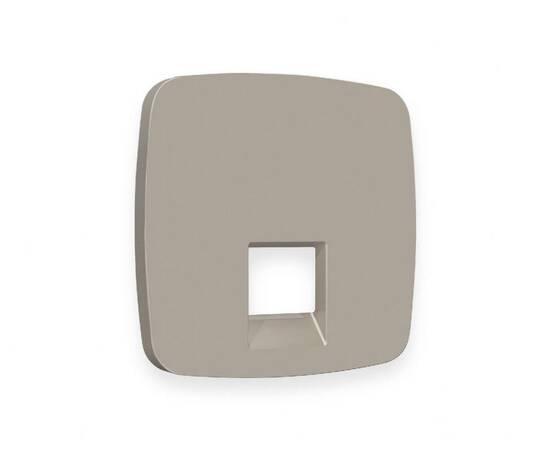 Лицевая панель для компьютерной/телефонной розетки RJ-45/RJ-11 Ambrella Volt Omega OP3720