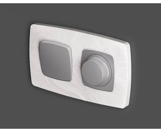 Лицевая панель для выключателя одноклавишного Ambrella Volt Omega OP5010, изображение 2