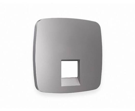 Лицевая панель для компьютерной/телефонной розетки RJ-45/RJ-11 Ambrella Volt Omega OP5120