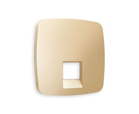 Лицевая панель для компьютерной/телефонной розетки RJ-45/RJ-11 Ambrella Volt Omega OP6120