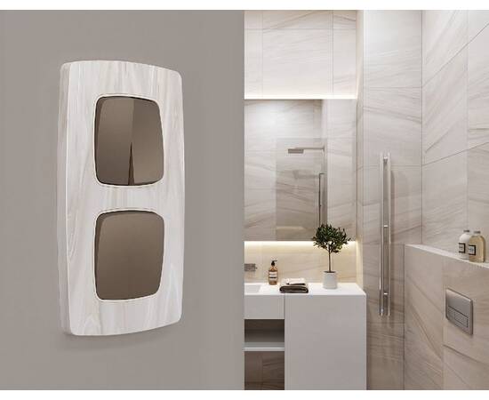 Лицевая панель для выключателя одноклавишного Ambrella Volt Omega OP6310, изображение 2