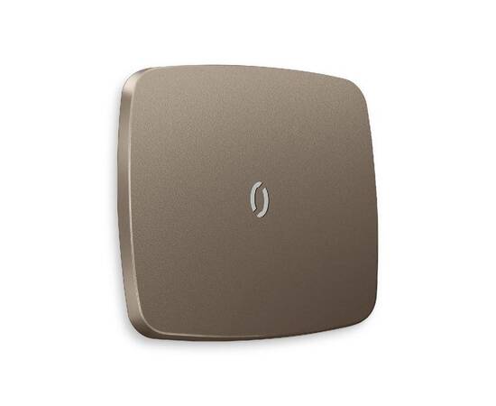 Лицевая панель для выключателя одноклавишного с подсветкой Ambrella Volt Omega OP6320