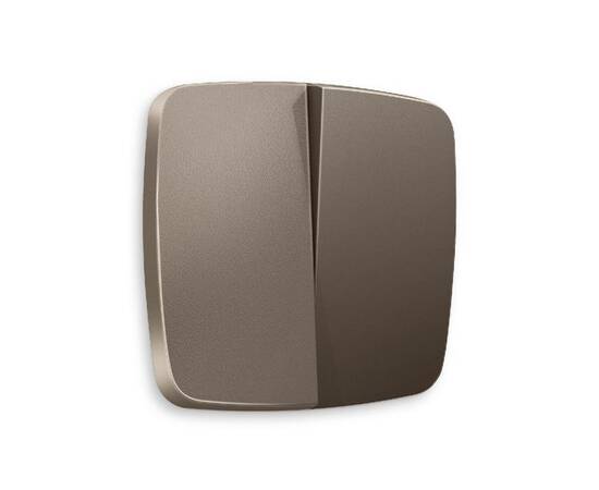 Лицевая панель для выключателя двухклавишного Ambrella Volt Omega OP6330