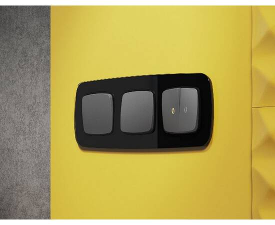 Лицевая панель для выключателя одноклавишного Ambrella Volt Omega OP6510, изображение 2