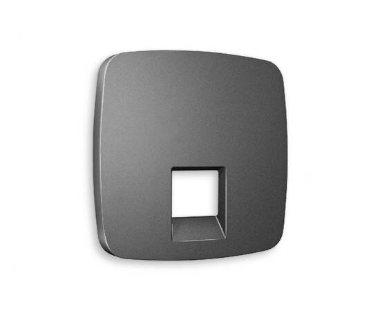 Лицевая панель для компьютерной/телефонной розетки RJ-45/RJ-11 Ambrella Volt Omega OP6620