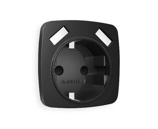 Лицевая панель для розетки с/з со шторками 2USB A+A Ambrella Volt Omega OP8090