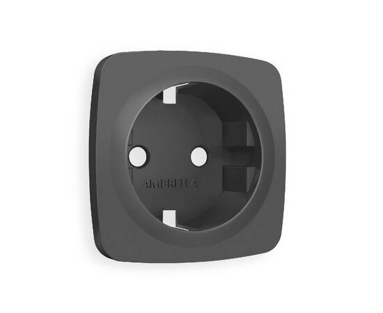 Лицевая панель для розетки с/з Ambrella Volt Omega OP9060
