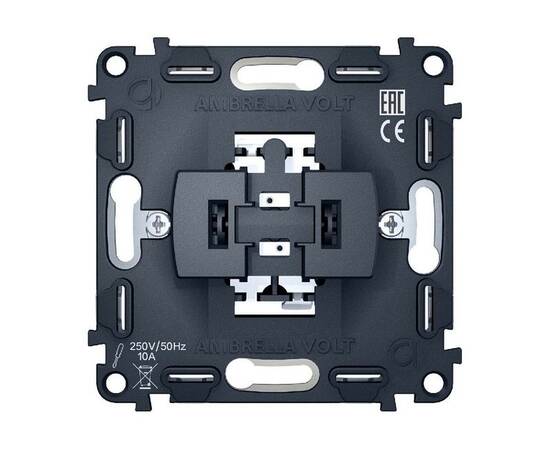 Механизм 1-кл проходного выключателя Ambrella Volt Quant VM105