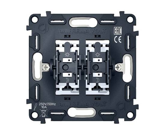 Механизм 2-кл выключателя Ambrella Volt Quant VM115