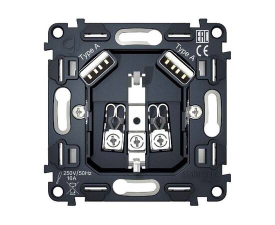 Механизм розетки с/з на винтовых зажимах Ambrella Volt Quant VM155