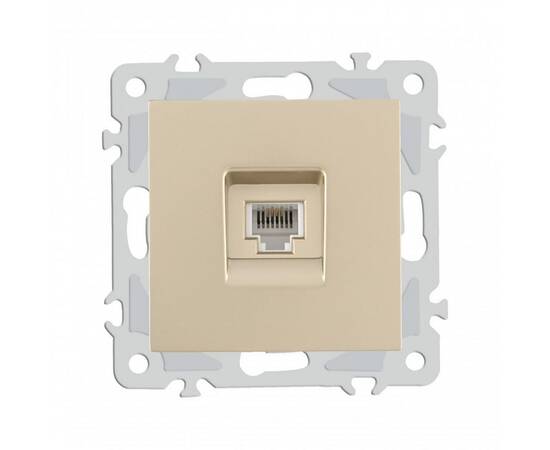 Розетка телефонная RJ11 Arte Milano 206.51-1.shampan, изображение 4