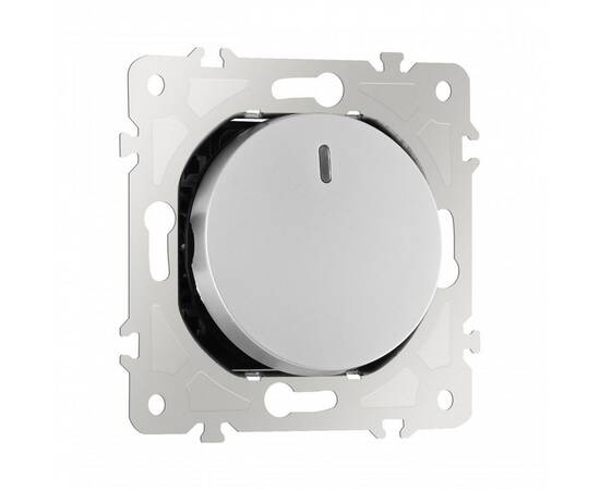 Выключатель одноклавишный проходной Arte Milano 202.33-1.silver, изображение 7