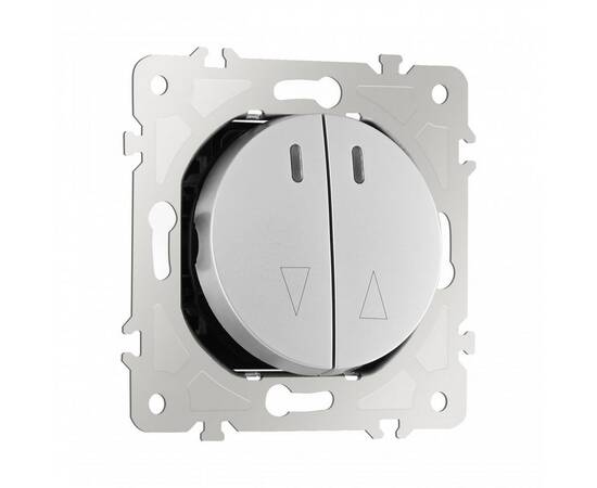 Выключатель жалюзи с подсветкой Arte Milano 202.39-2.silver, изображение 7