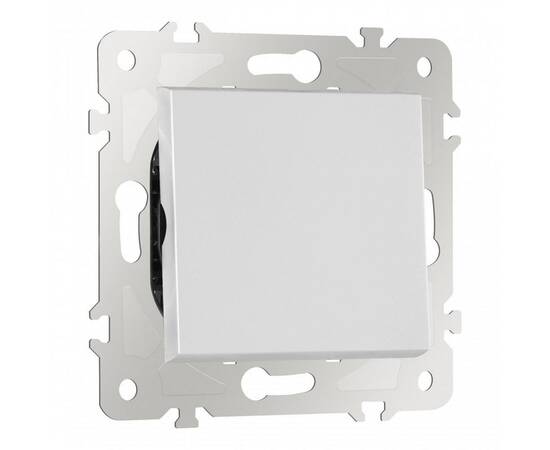 Выключатель одноклавишный проходной Arte Milano 203.32-1.silver, изображение 6