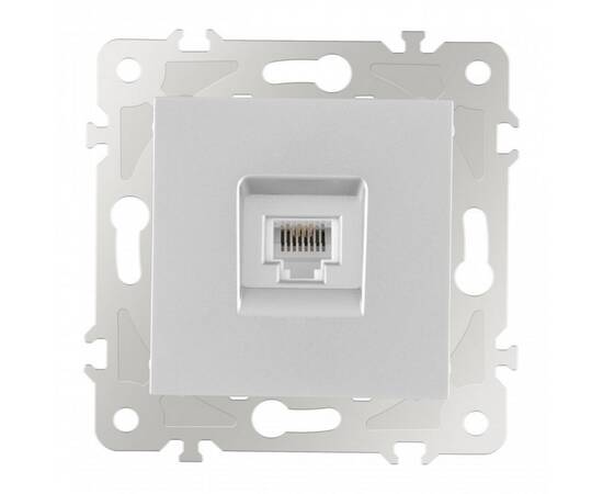 Розетка телефонная RJ11 Arte Milano 203.51-1.silver, изображение 3