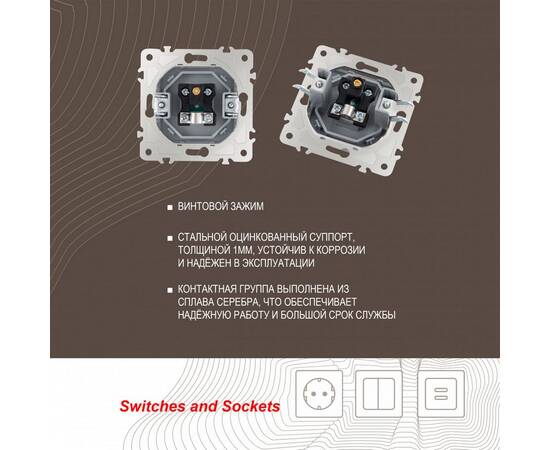 Розетка TV Arte Milano 203.43-1.silver, изображение 2