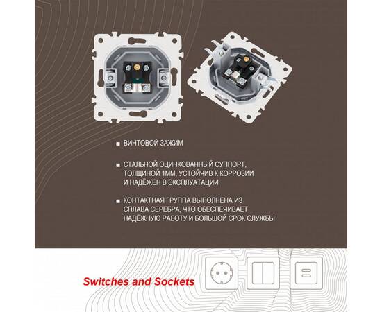 Розетка TV Arte Milano 205.43-1.silver, изображение 2