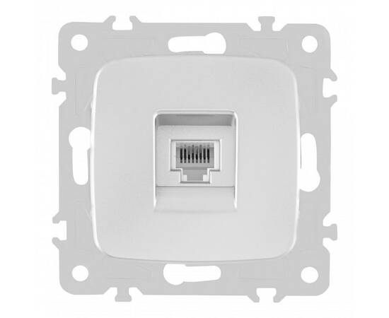 Розетка телефонная RJ11 Arte Milano 205.51-1.silver, изображение 4