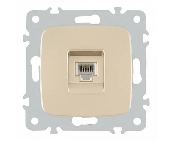 Розетка телефонная RJ11 Arte Milano 205.51-1.shampan, изображение 4