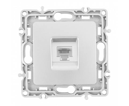 Розетка телефонная RJ11 Arte Milano 217.51-1.silver, изображение 4