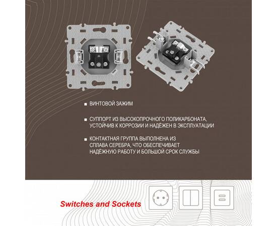 Розетка TV Arte Milano 217.43-1.silver, изображение 2