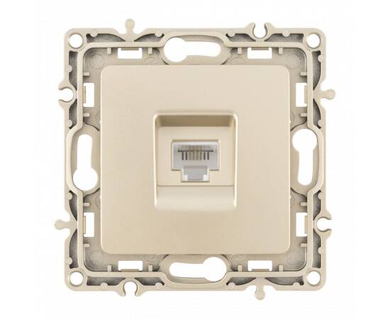 Розетка телефонная RJ11 Arte Milano 217.51-1.shampan, изображение 4