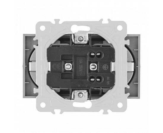 Розетка двойная с заземлением Arte Milano 203.40-2.silver, изображение 5