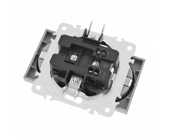 Розетка двойная с заземлением Arte Milano 203.40-2.silver, изображение 6