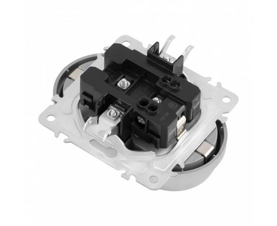 Розетка двойная с заземлением Arte Milano 202.40-2.silver, изображение 4