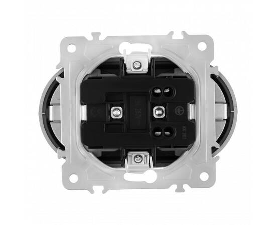 Розетка двойная с заземлением Arte Milano 202.40-2.silver, изображение 6