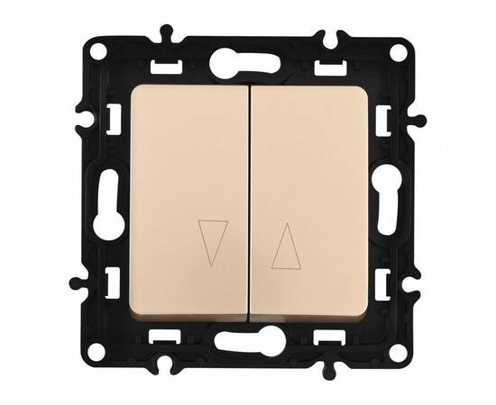 Выключатель жалюзи Arte Milano 217.38-2.shampan, изображение 4