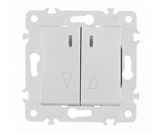 Выключатель жалюзи с подсветкой Arte Milano 203.39-2.silver, изображение 6