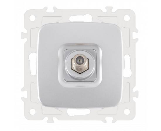 Розетка спутниковая SAT TV Arte Milano 205.42-1.silver, изображение 4