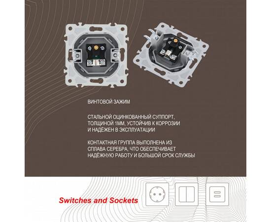 Розетка TV Arte Milano 206.43-1.silver, изображение 2