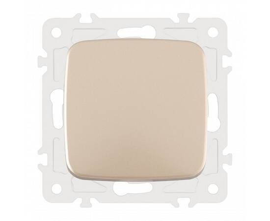 Переключатель одноклавишный перекрестный Arte Milano 205.34-1.shampan, изображение 4