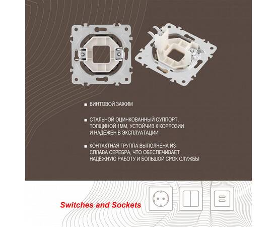 Вывод кабеля Arte Milano 202.49-1.shampan, изображение 2