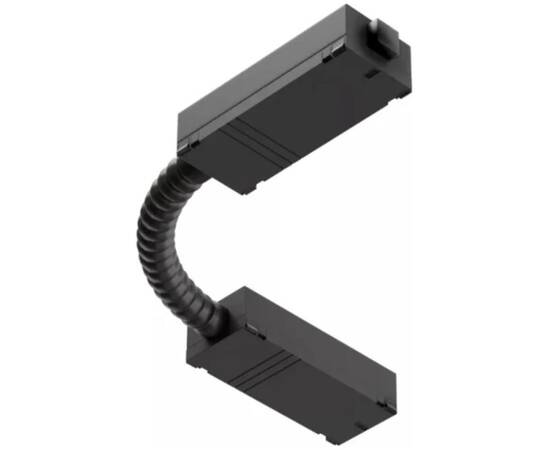 Трековый угловой коннектор (гибкий) EKS COLIBRI 220V чёрный, 100 шт/кор 0У-00001342