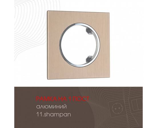 Рамка одноместная Arte Milano 502.11-1.shampan