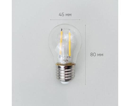 Лампа филаментная Laitcom (LTC) FLS27-2W-2WW, изображение 2