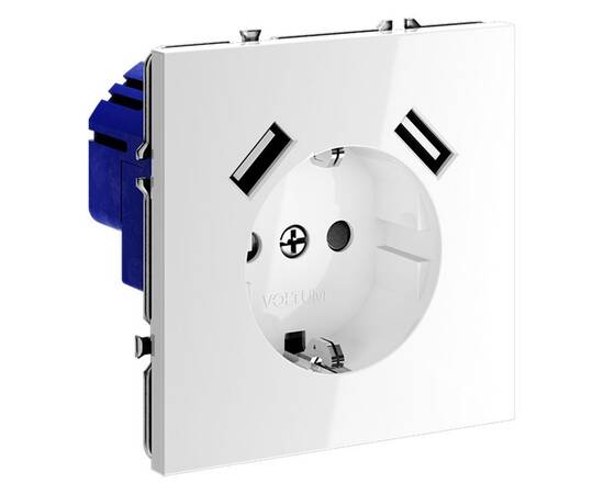 Розетка с USB, А+А Voltum S70 VLS040401, изображение 3