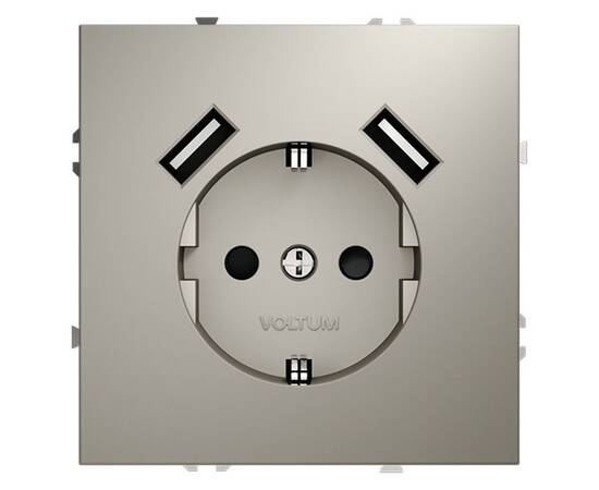 Розетка с USB, А+А Voltum S70 VLS040403