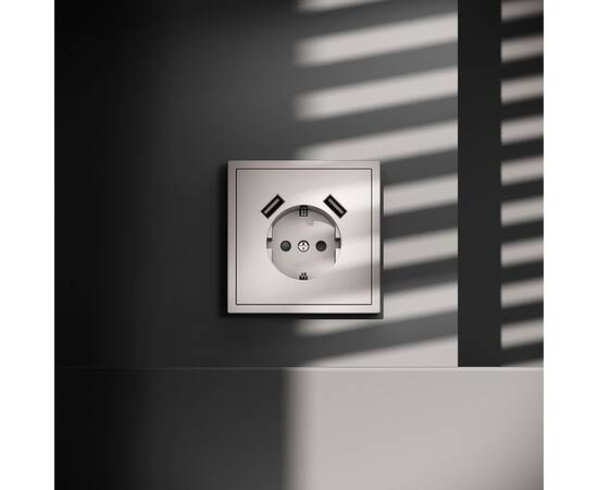 Розетка с USB, А+А Voltum S70 VLS040403, изображение 2