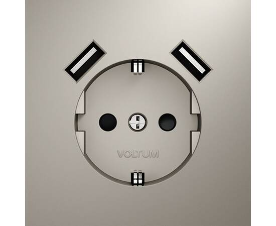 Розетка с USB, А+А Voltum S70 VLS040403, изображение 3