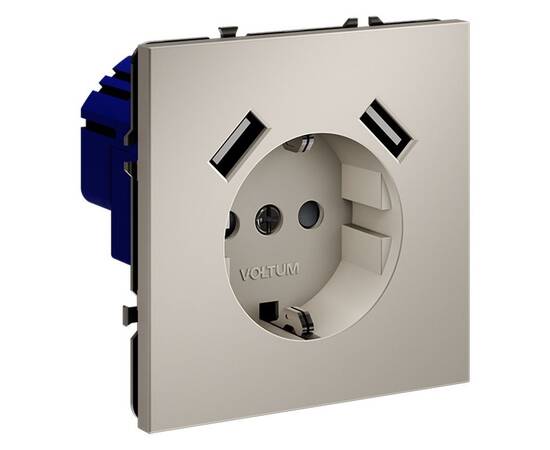 Розетка с USB, А+А Voltum S70 VLS040403, изображение 5