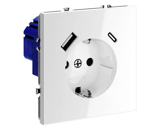 Розетка с USB, A+C Voltum S70 VLS040501, изображение 5