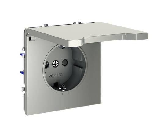 Розетка с защитными шторками и крышкой Voltum S70 VLS040305, изображение 4