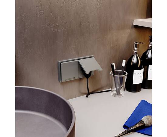 Розетка с защитными шторками и крышкой Voltum S70 VLS040305, изображение 7