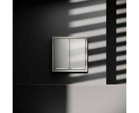 Выключатель двухклавишный с подсветкой Voltum S70 VLS020204, изображение 2